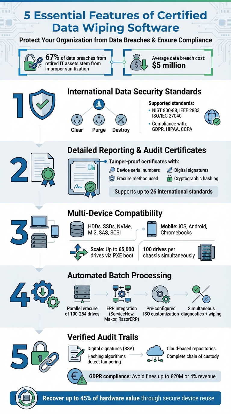 5 Essential Features of Certified Data Wiping Software