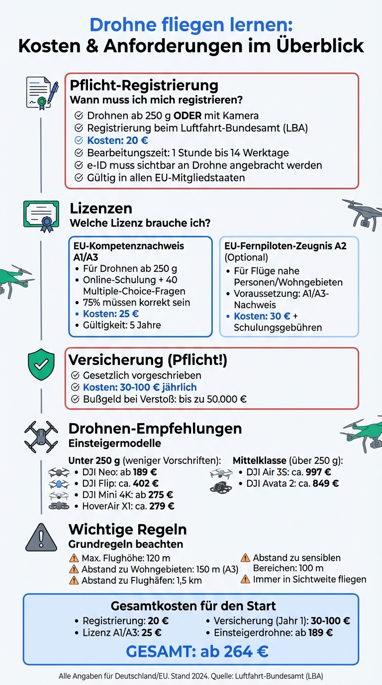 Drone registration and costs: A complete overview for beginners
