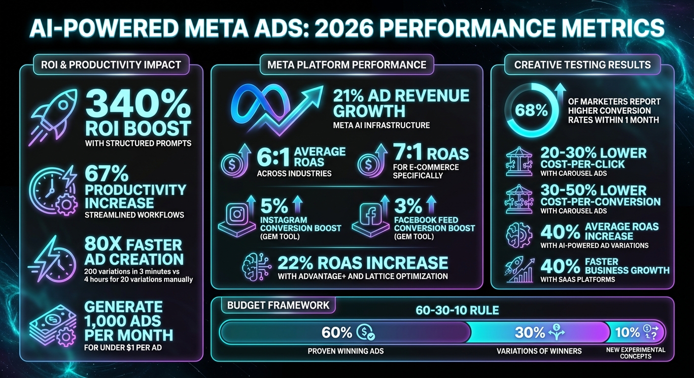AI-Powered Meta Ads Performance Statistics and ROI Metrics 2026