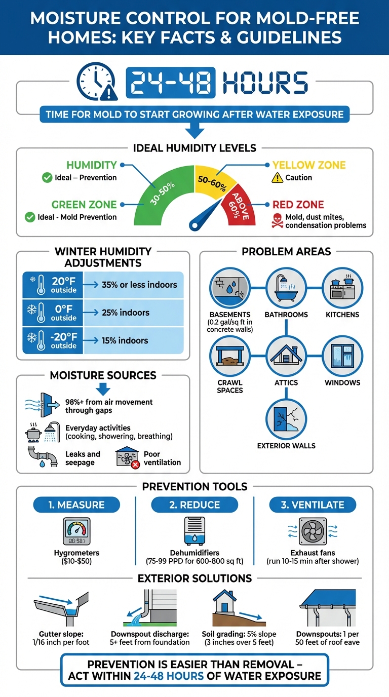 Ideal Home Humidity Levels and Mold Prevention Guide