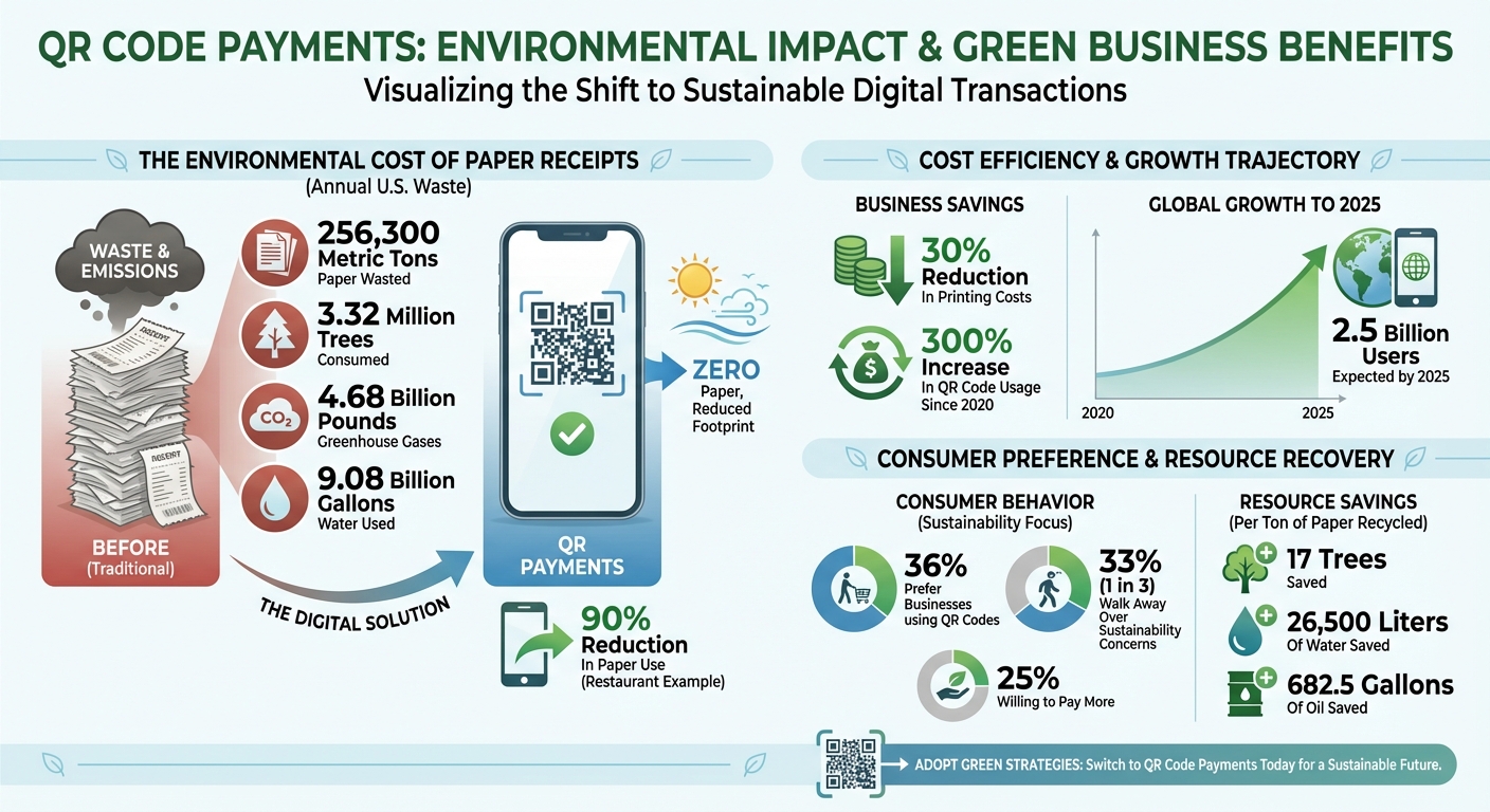 Environmental Impact of QR Code Payments vs Traditional Payment Methods