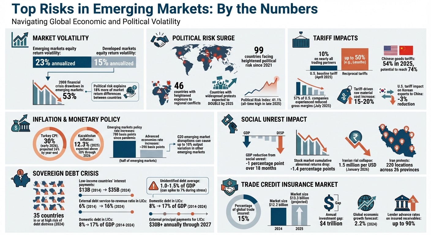 Key Risks in Emerging Markets: Statistics and Impact Data