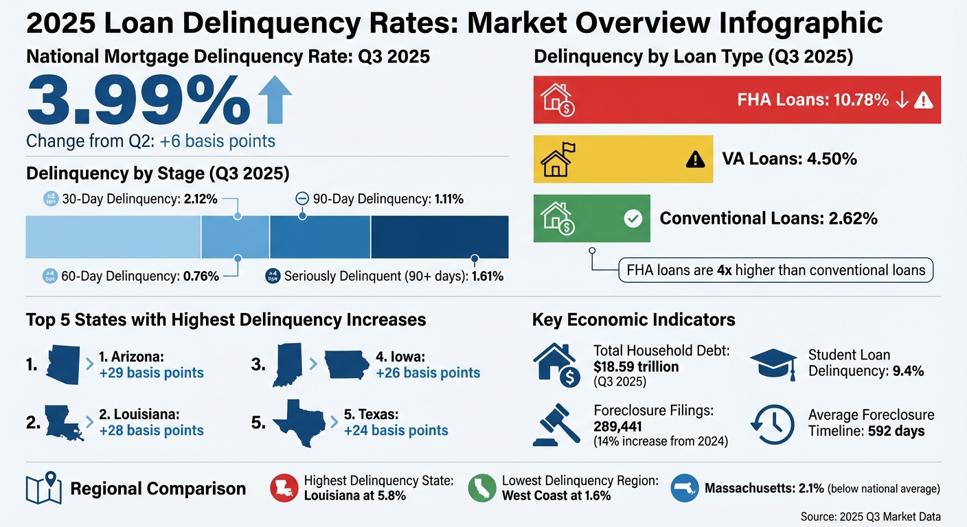 2025 Loan Delinquency Rates by Type and Quarter - Comprehensive Market Overview