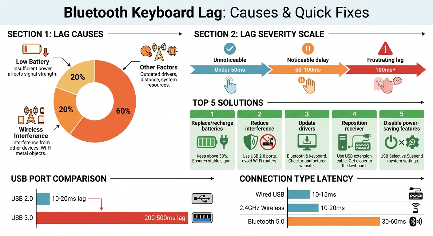 Bluetooth Keyboard Lag Causes and Solutions Statistics