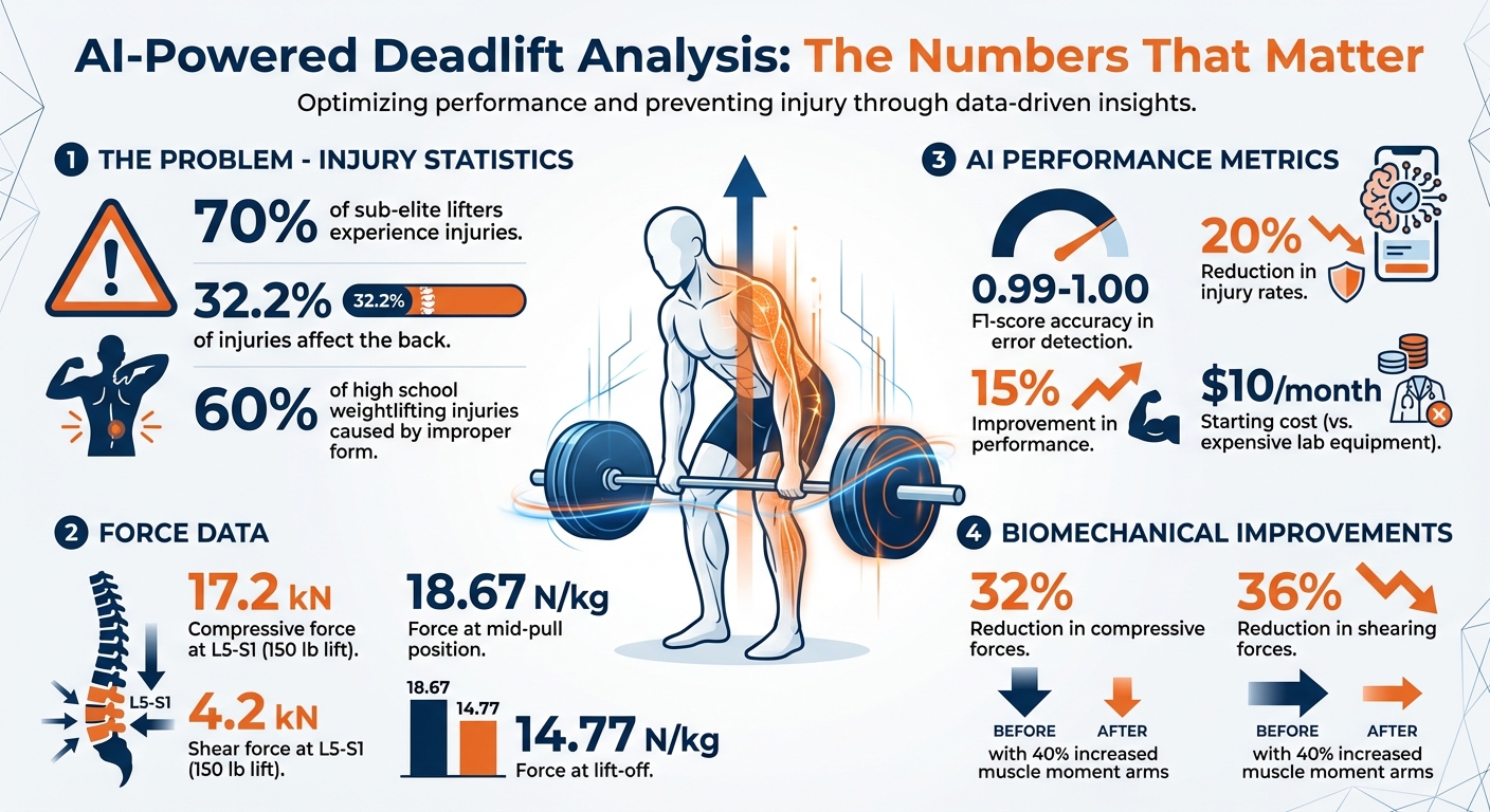 AI-Powered Deadlift Analysis: Key Statistics and Benefits