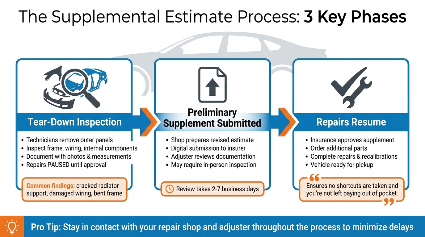 How the Supplemental Repair Estimate Process Works: 3-Step Guide