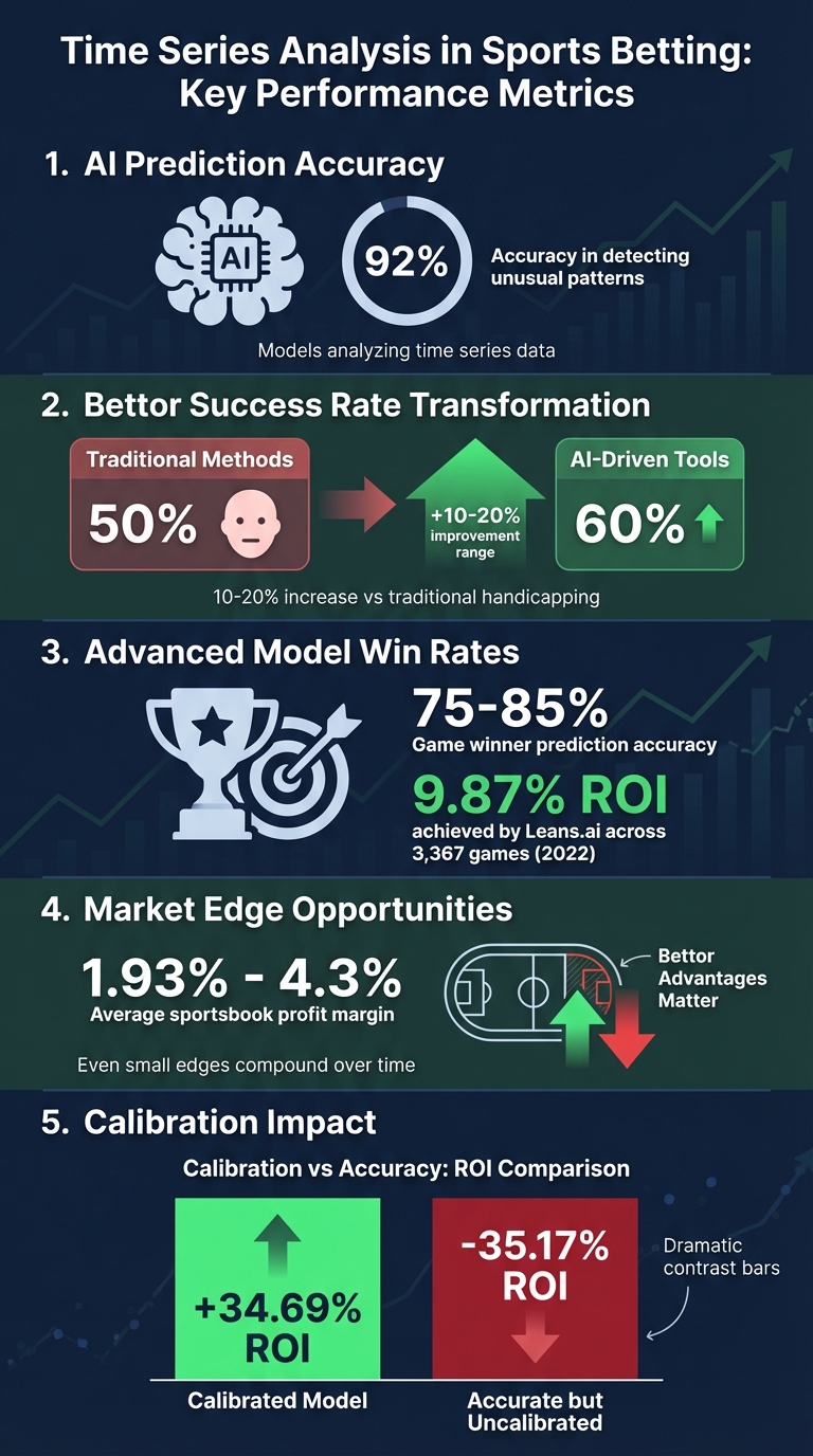 Time Series Analysis Impact on Sports Betting Success Rates and ROI