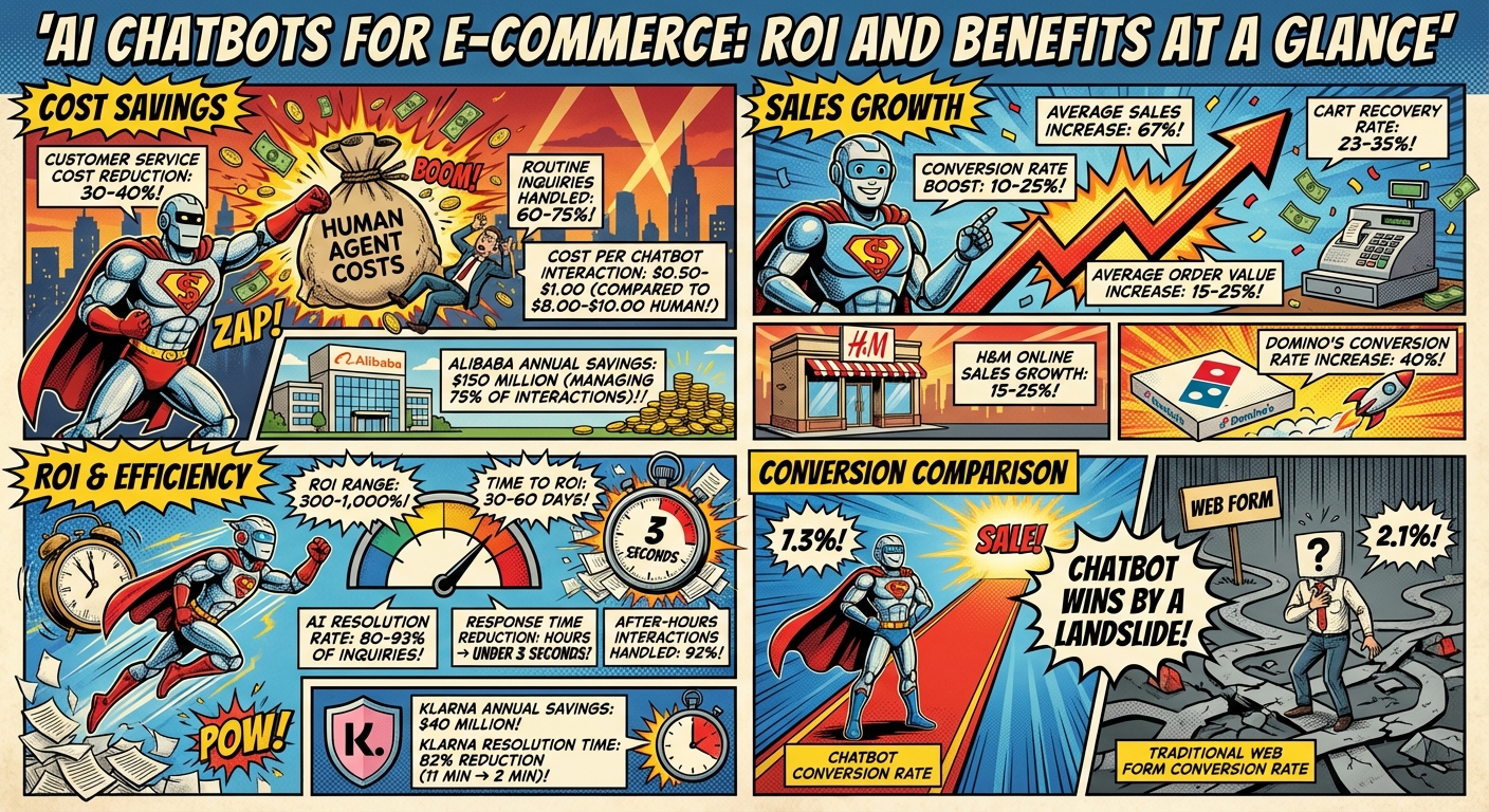 AI Chatbot ROI and Performance Metrics for E-Commerce