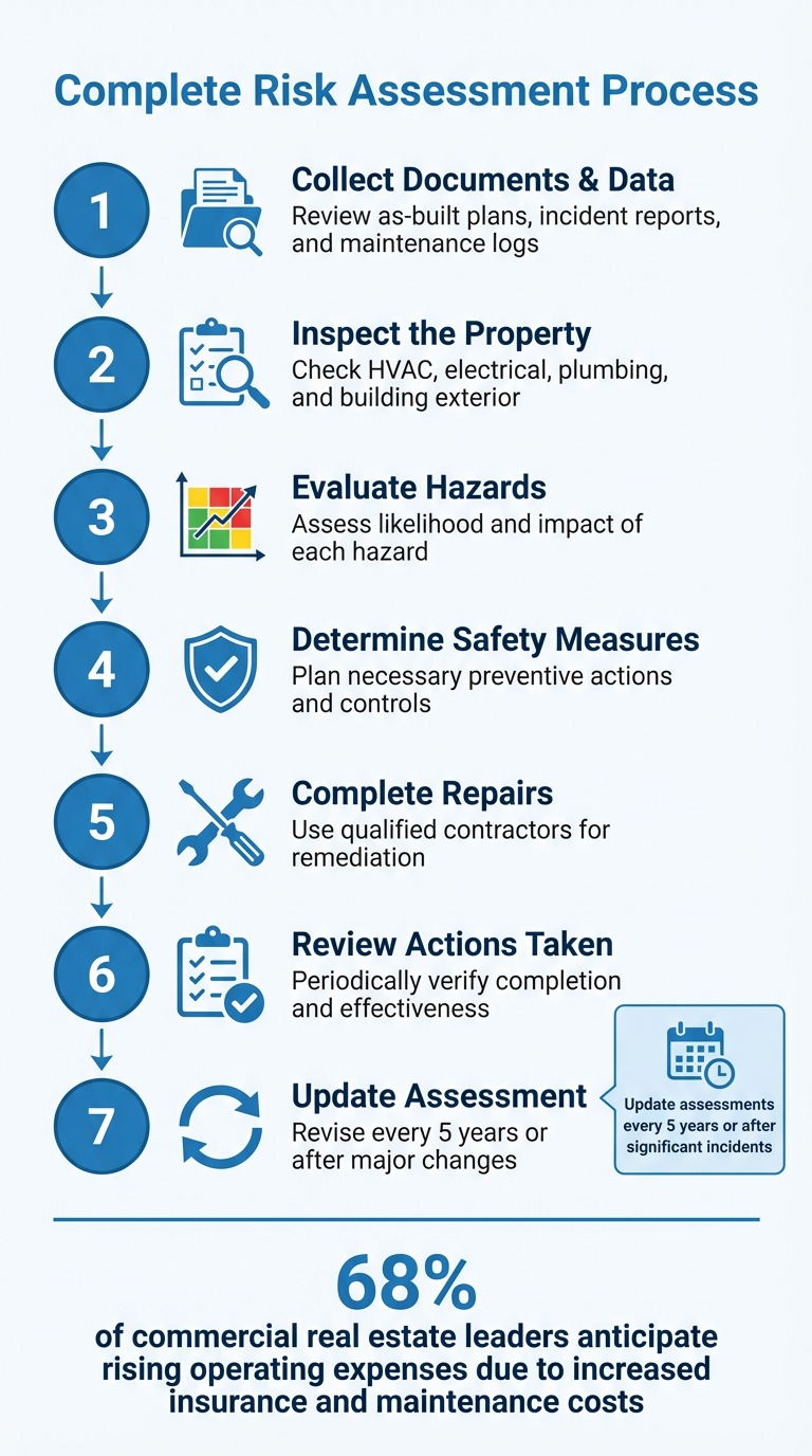 7-step property risk assessment process for hazard mitigation