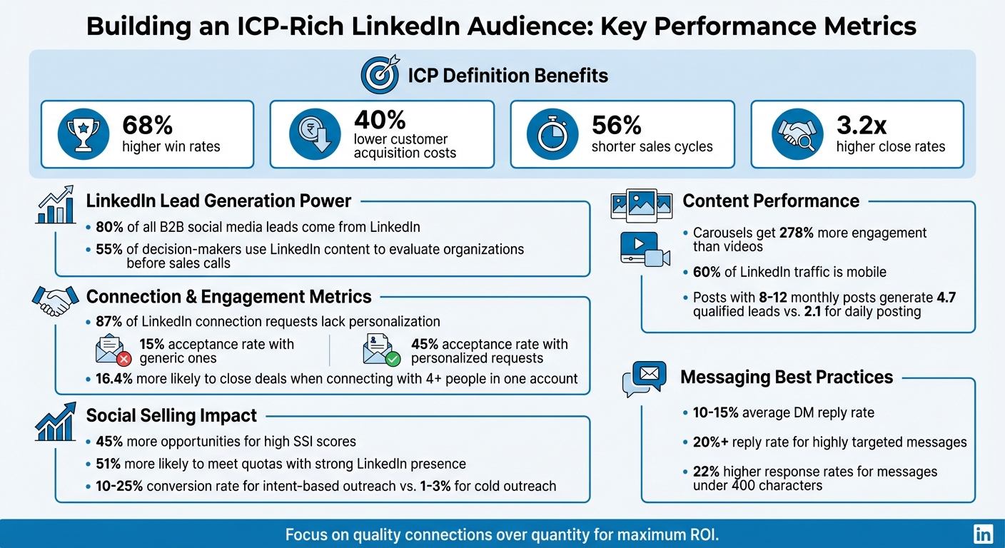 LinkedIn ICP Targeting: Key Statistics and Performance Metrics
