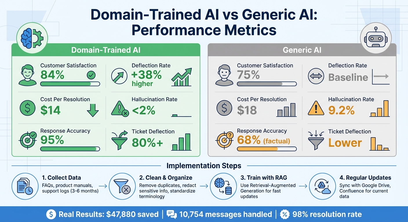 Domain-Trained AI vs Generic AI Performance Comparison