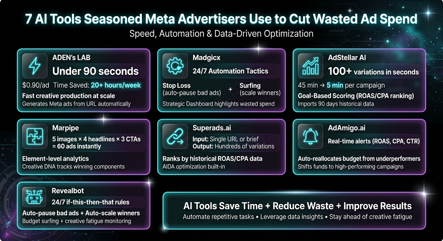 7 AI Tools for Meta Advertisers: Features and Cost Comparison