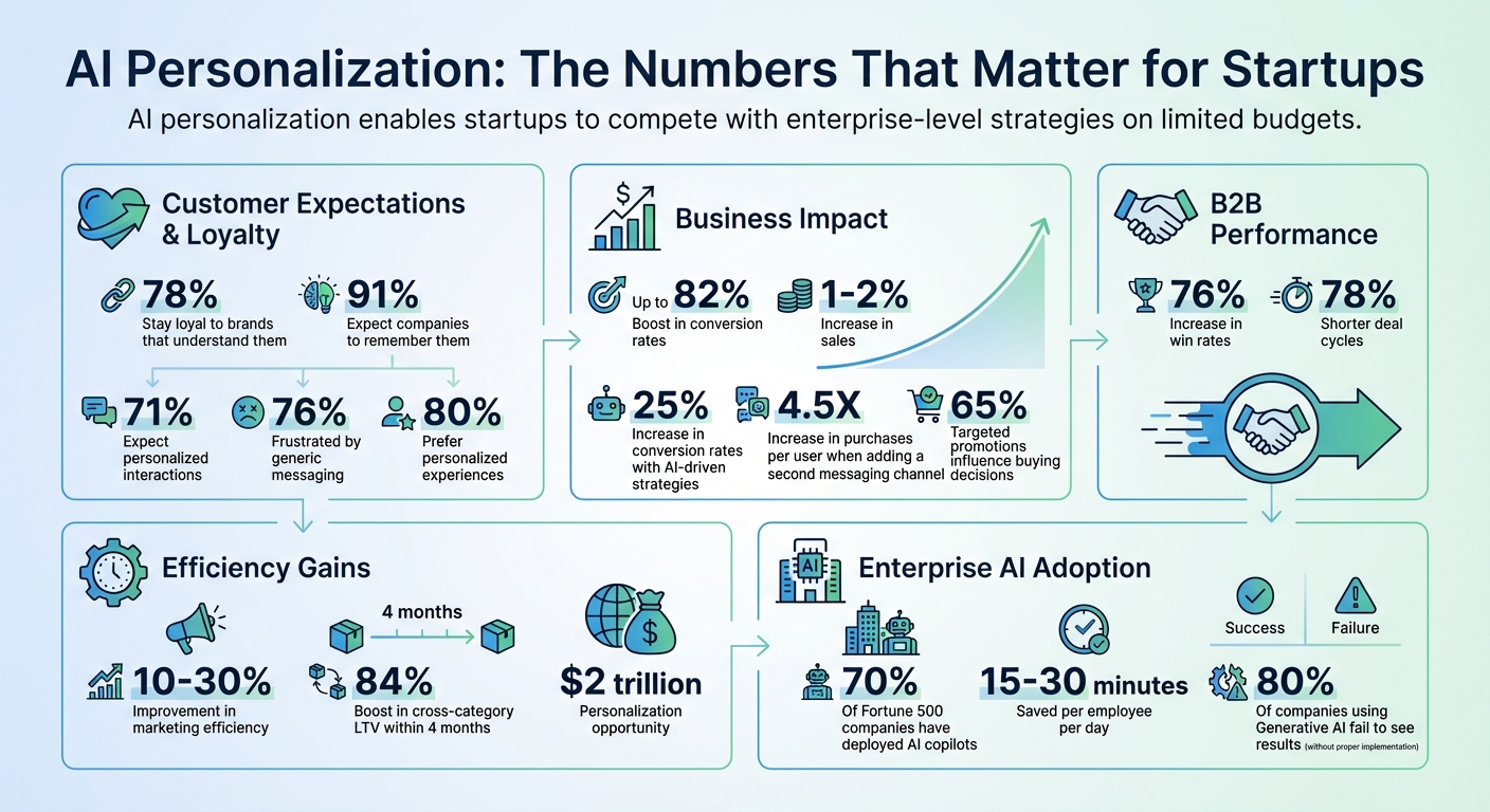 AI Personalization Impact: Key Statistics for Startup Growth