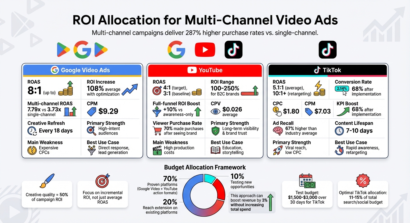 Multi-Channel Video Ad Platform Comparison: ROI, Costs, and Performance Metrics