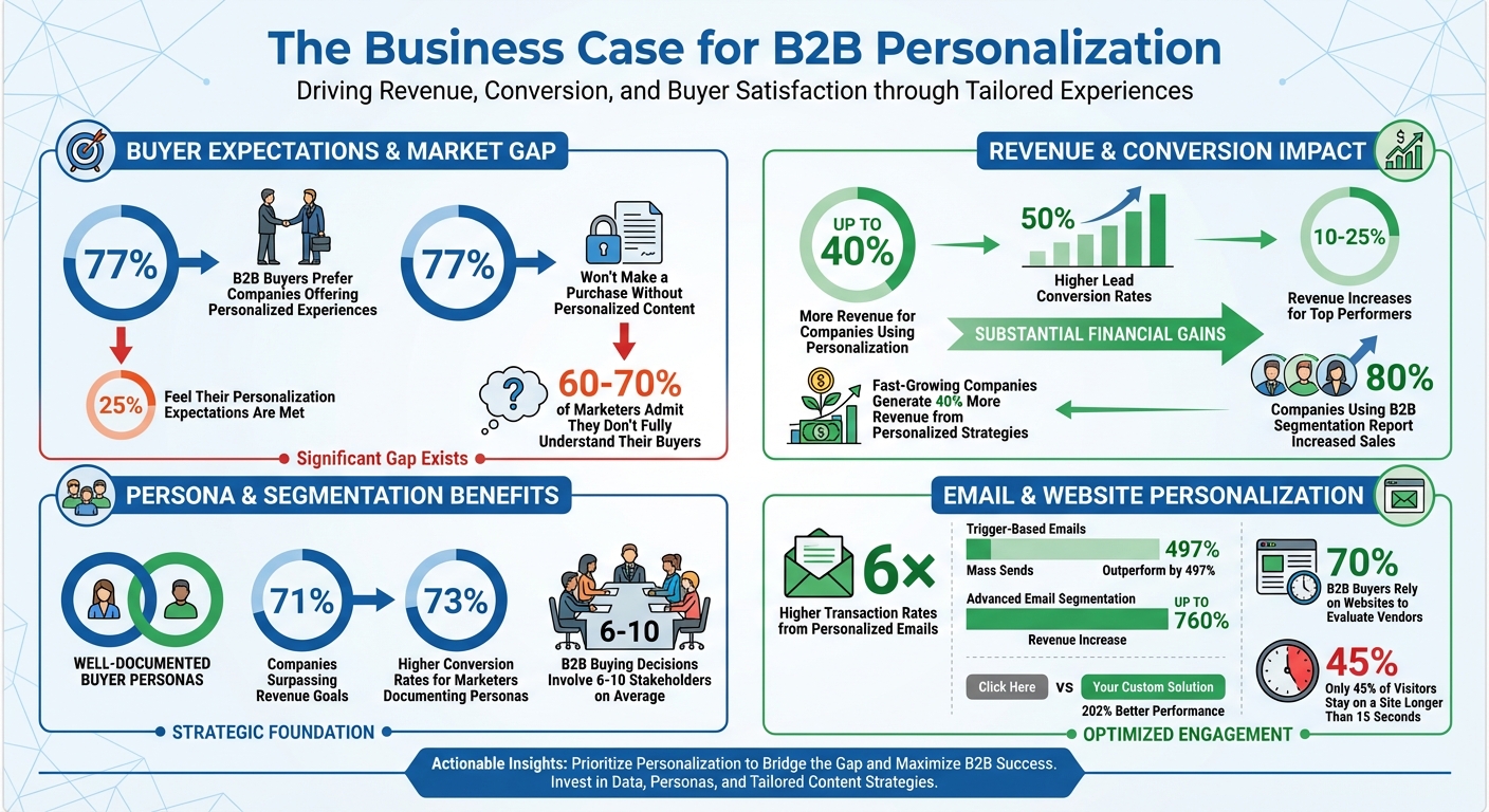 B2B Personalization Statistics and ROI Impact