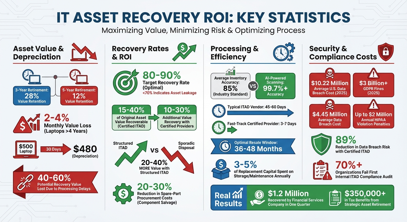 IT Asset Recovery ROI Statistics and Key Metrics