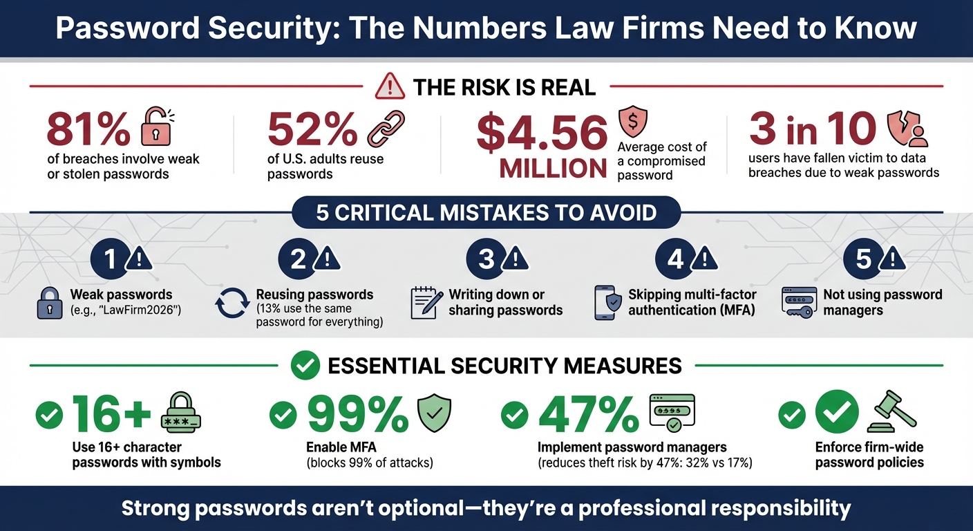 Password Security Statistics and Best Practices for Law Firms