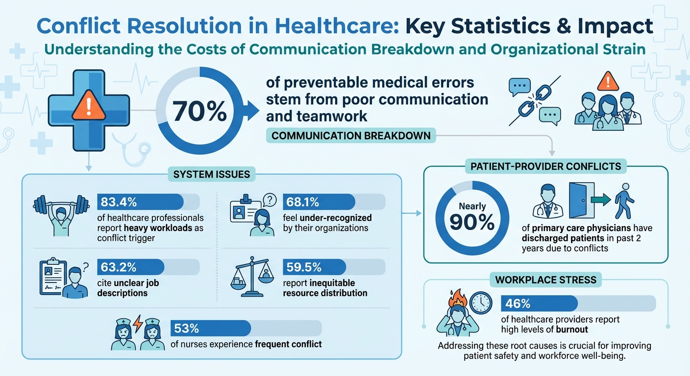 Healthcare Conflict Statistics: Impact on Teams and Patient Safety