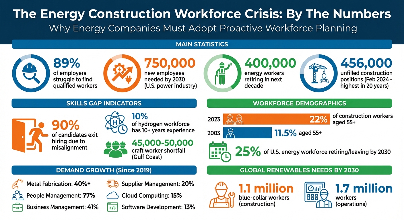 Energy Construction Workforce Crisis: Key Statistics and Challenges
