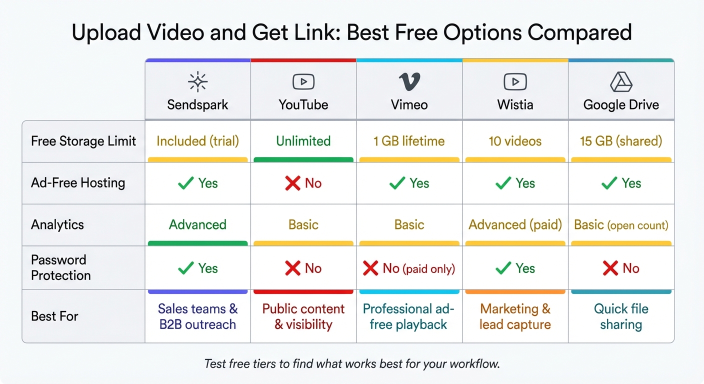Free Video Hosting Platforms Comparison: Features and Limitations