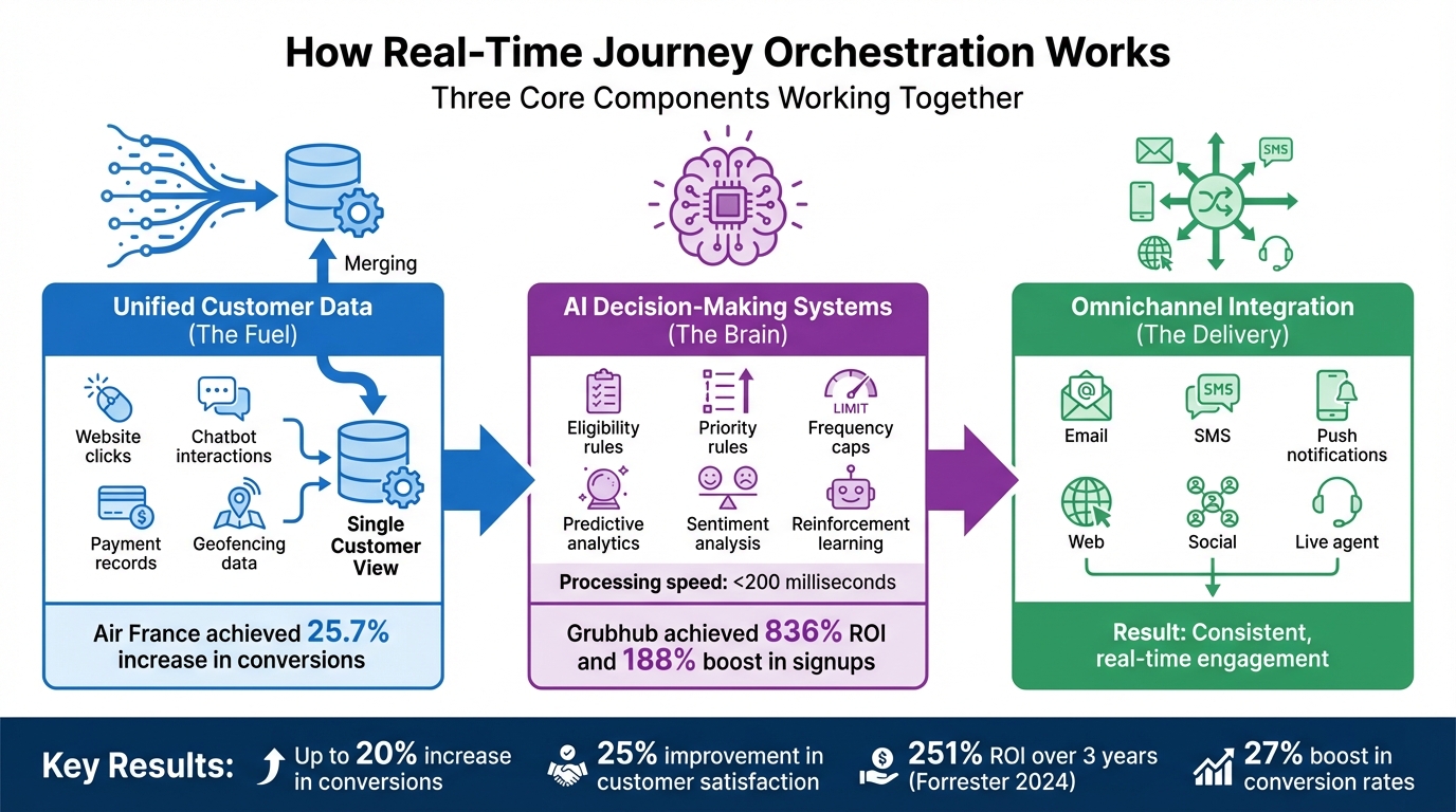 How Real-Time Journey Orchestration Works: 3 Core Components