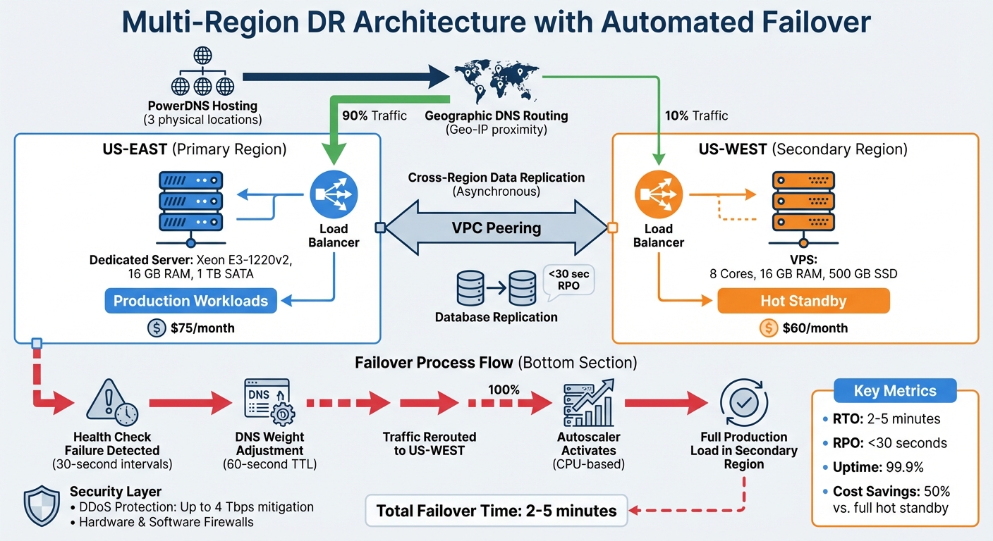 Multi-Region Disaster Recovery Architecture and Failover Process