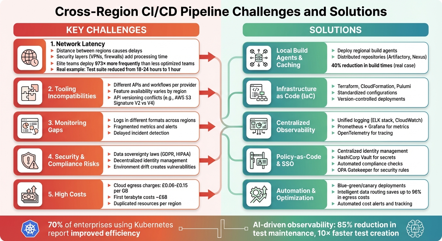Cross-Region CI/CD Pipeline Challenges and Solutions Overview
