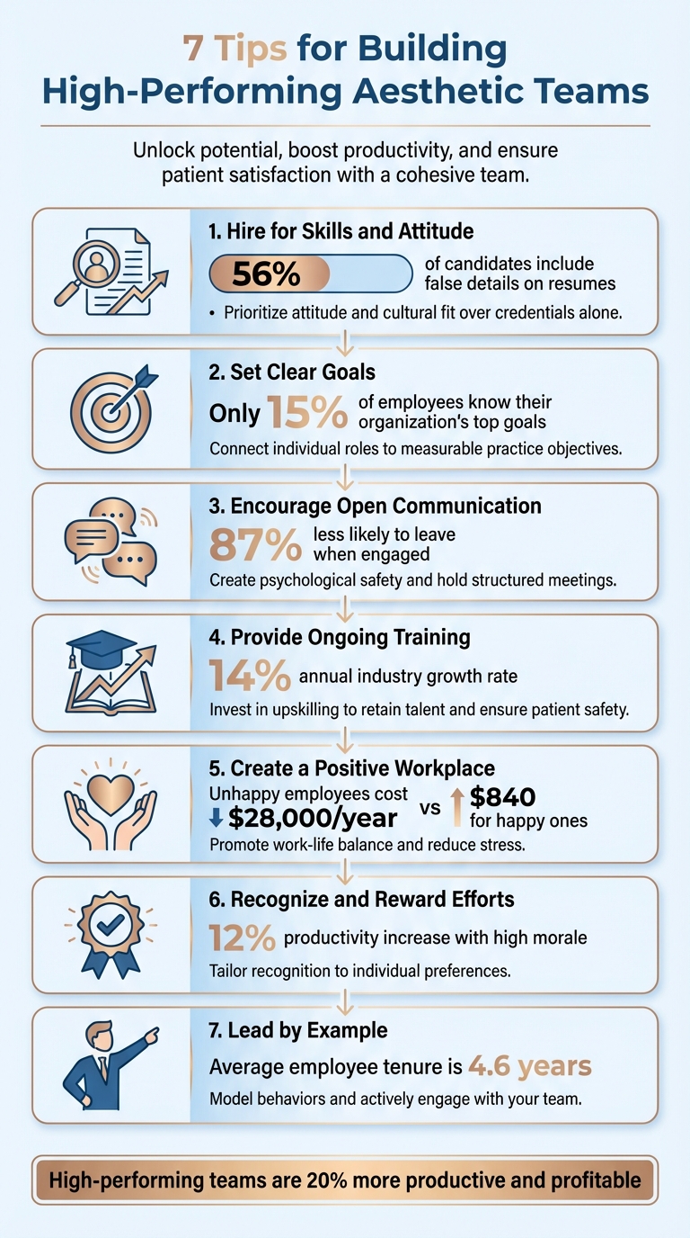 7 Essential Tips for Building High-Performing Aesthetic Teams
