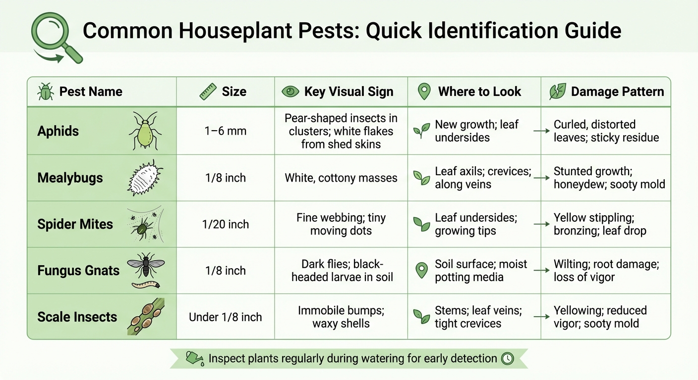 Common Houseplant Pests Identification Guide