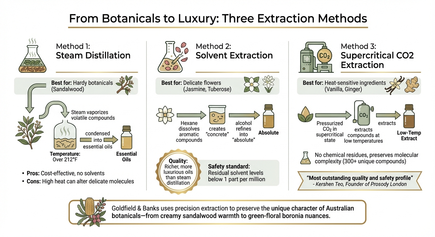 Australian Botanical Extraction Methods in Luxury Perfumery