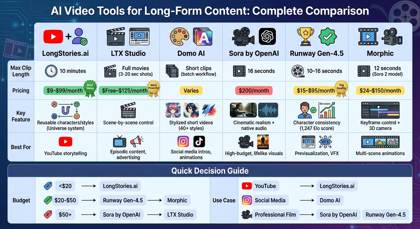AI Video Tools Comparison: Features, Pricing, and Best Use Cases