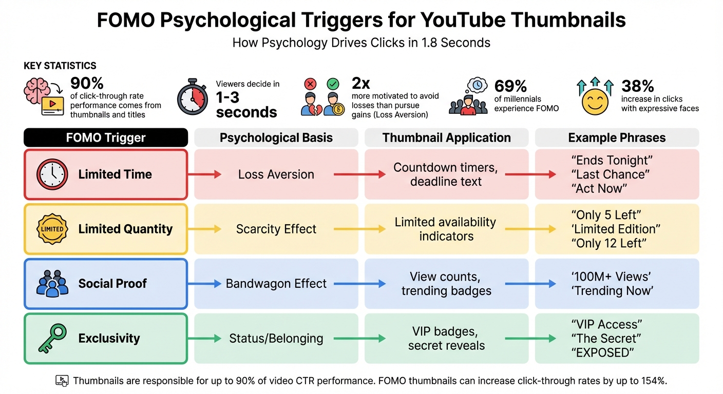 FOMO Psychological Triggers and Thumbnail Applications Guide