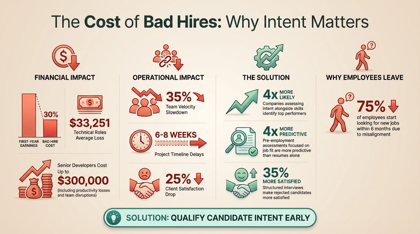 The True Cost of Bad Hires in Tech: Key Statistics and Impact Metrics