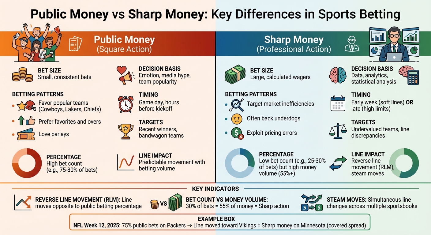 Public Money vs Sharp Money: Key Differences in Sports Betting