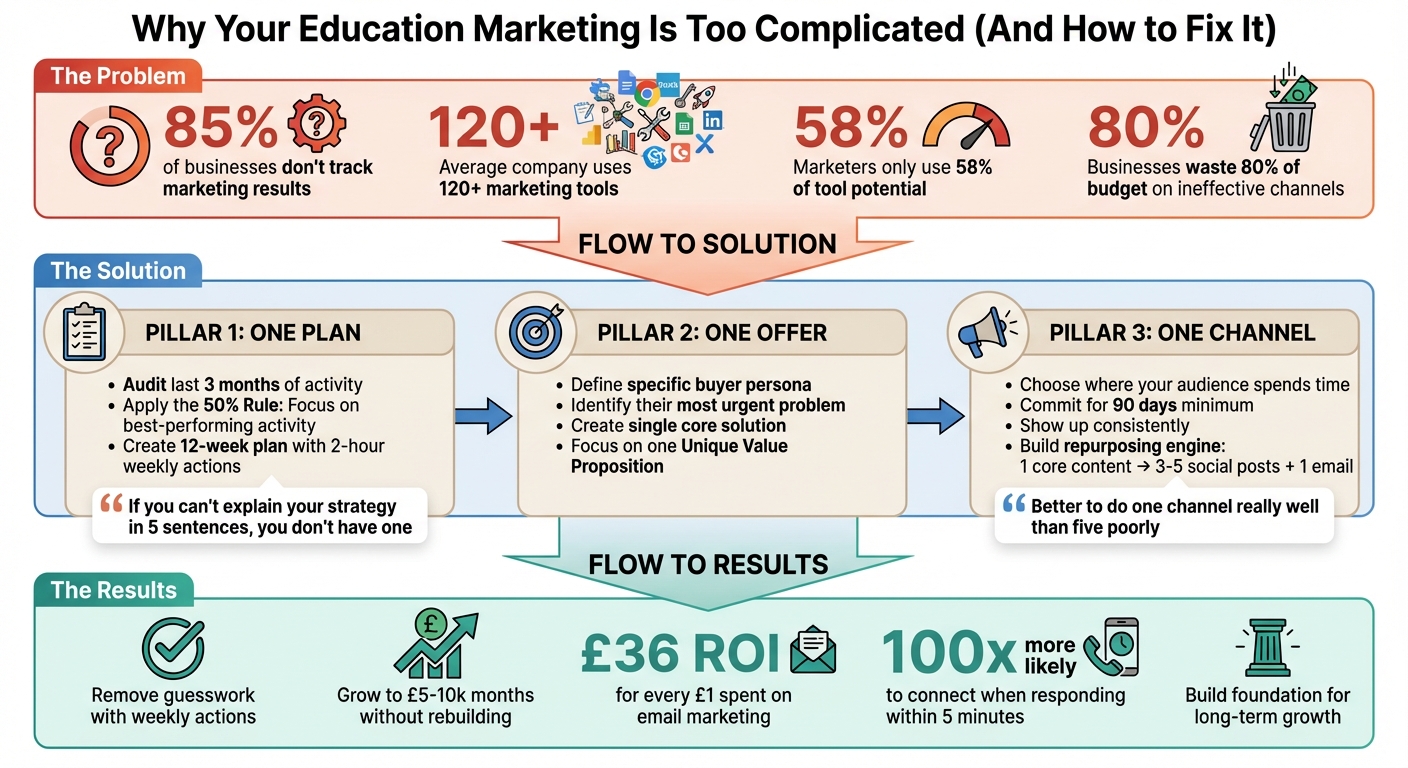 3-Step Framework to Simplify Education Marketing Strategy