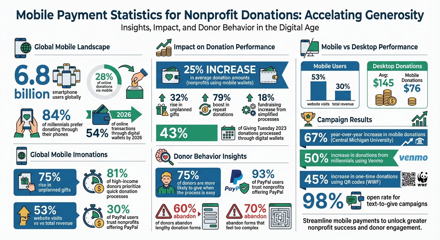 Mobile Donation Statistics and Impact for Nonprofits
