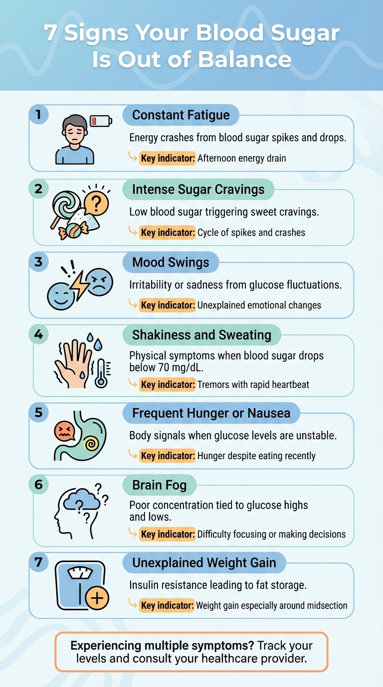 7 Signs of Blood Sugar Imbalance and How to Recognize Them