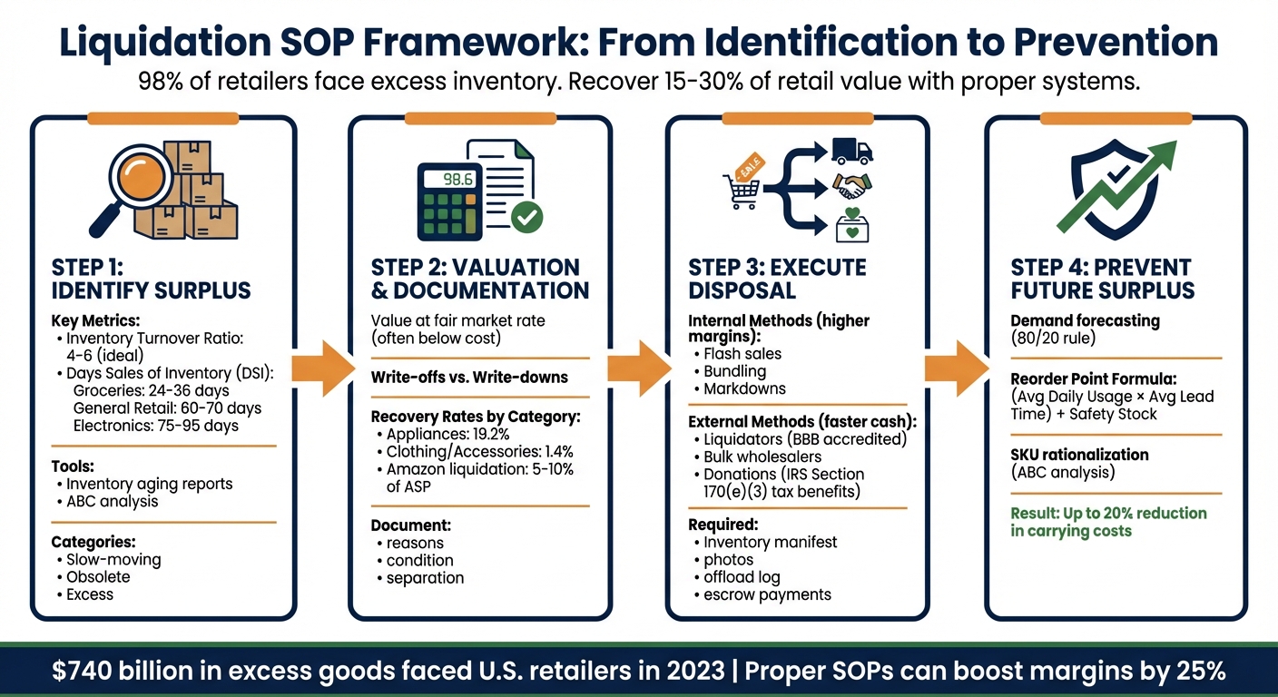Liquidation SOP Process: 4-Step Framework for Managing Surplus Inventory
