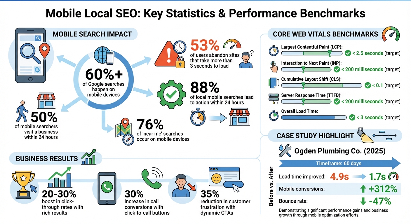 Mobile Local SEO Statistics and Performance Benchmarks