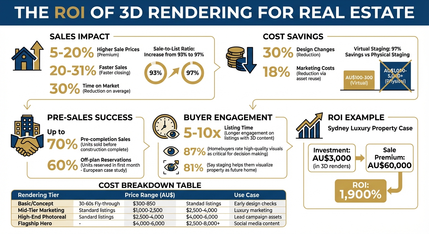 ROI of 3D Rendering in Real Estate: Key Statistics and Benefits