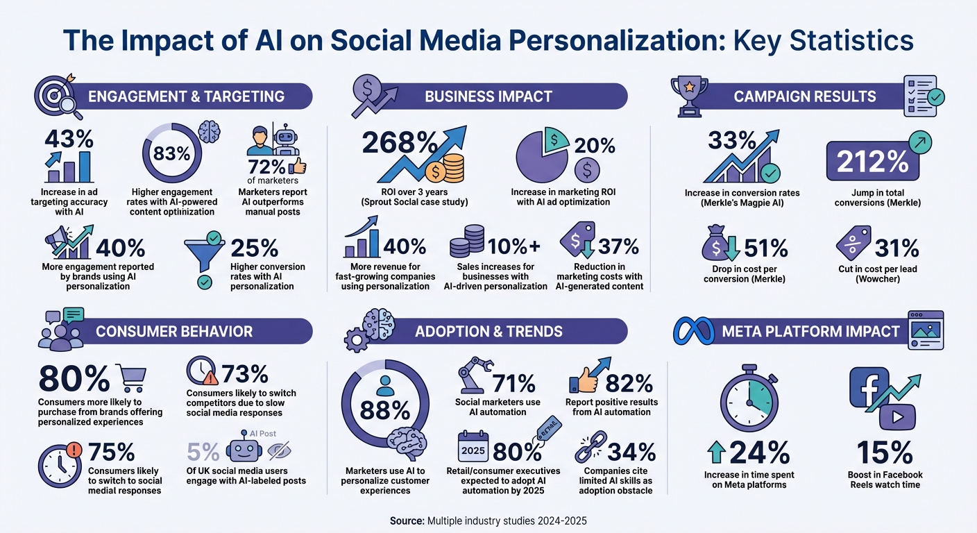 AI Social Media Personalization Impact Statistics and ROI