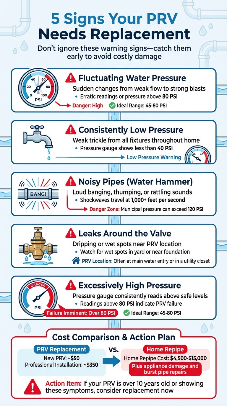 5 Warning Signs Your Pressure-Reducing Valve Needs Replacement