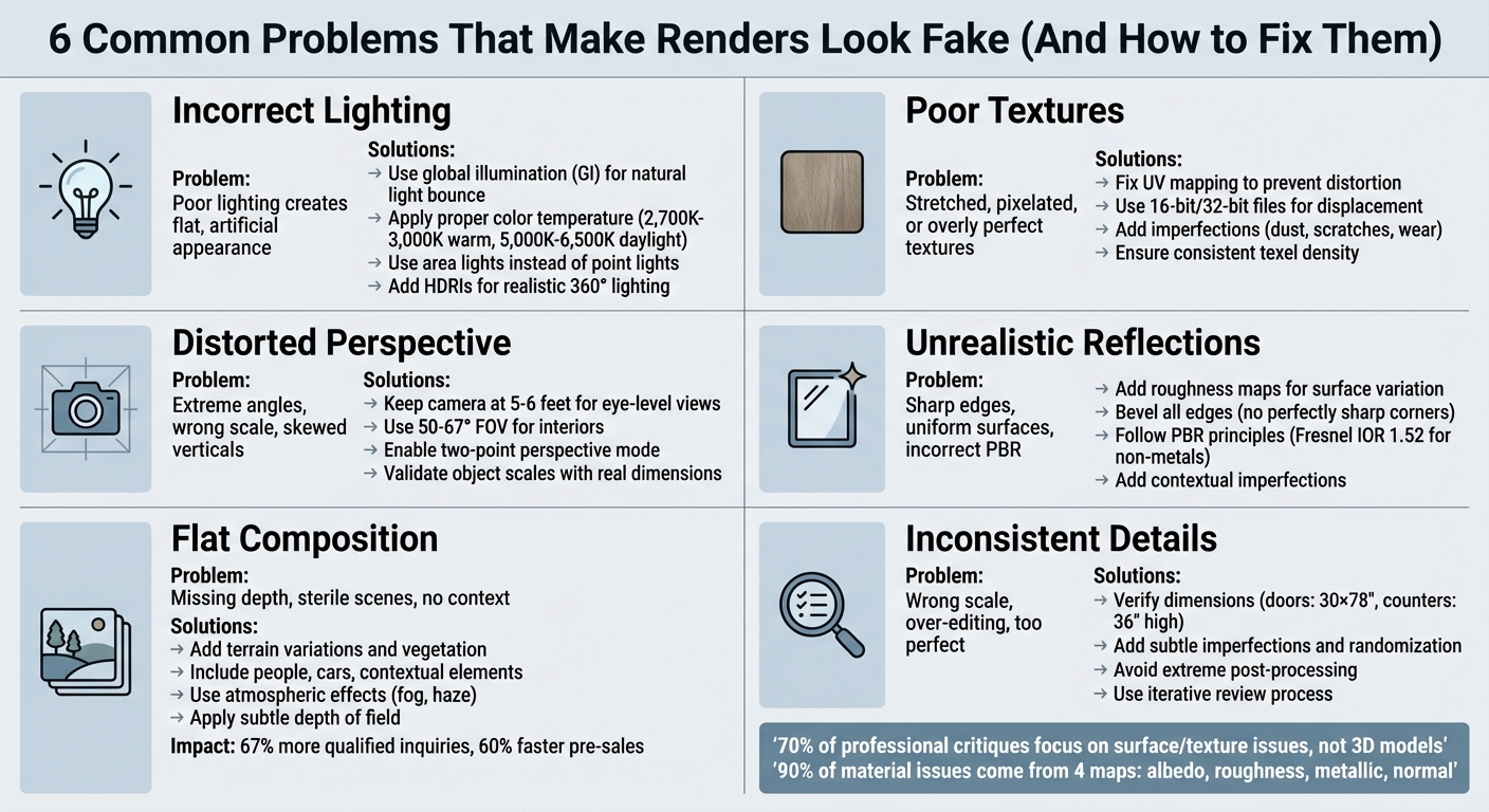 6 Common Rendering Problems and Their Solutions