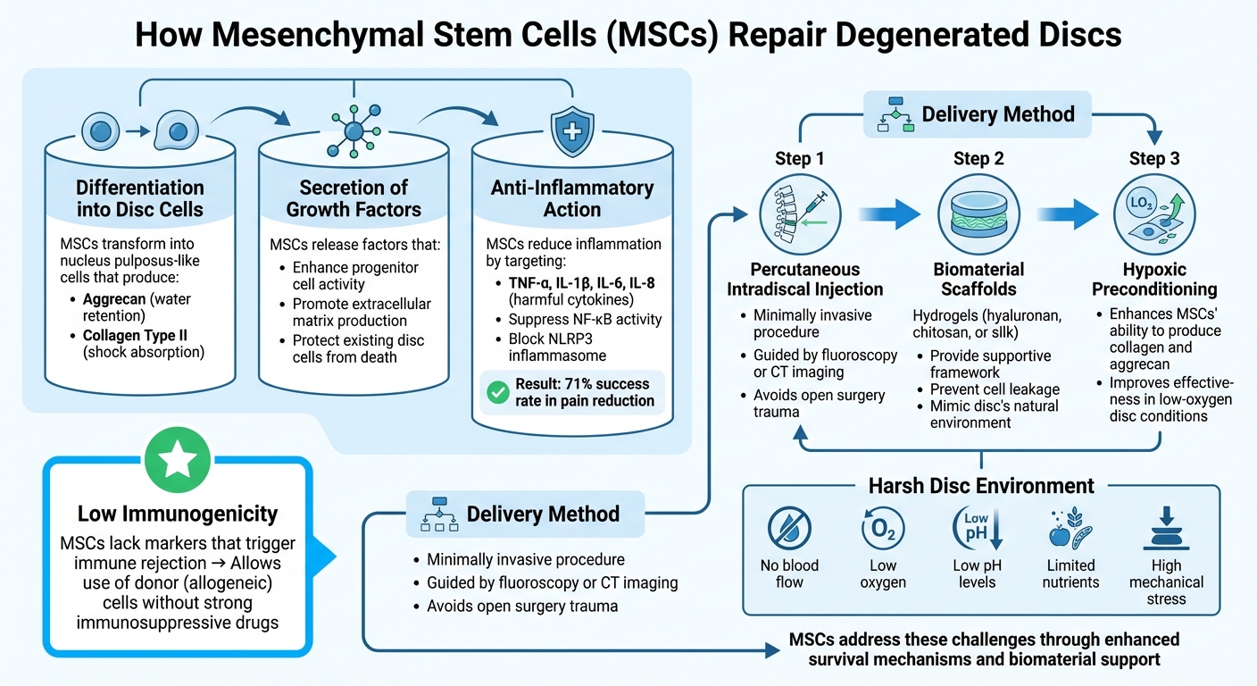 How Mesenchymal Stem Cells Repair Degenerated Spinal Discs