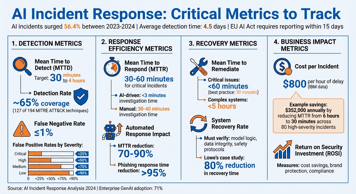 Key AI Incident Response Metrics and Benchmarks