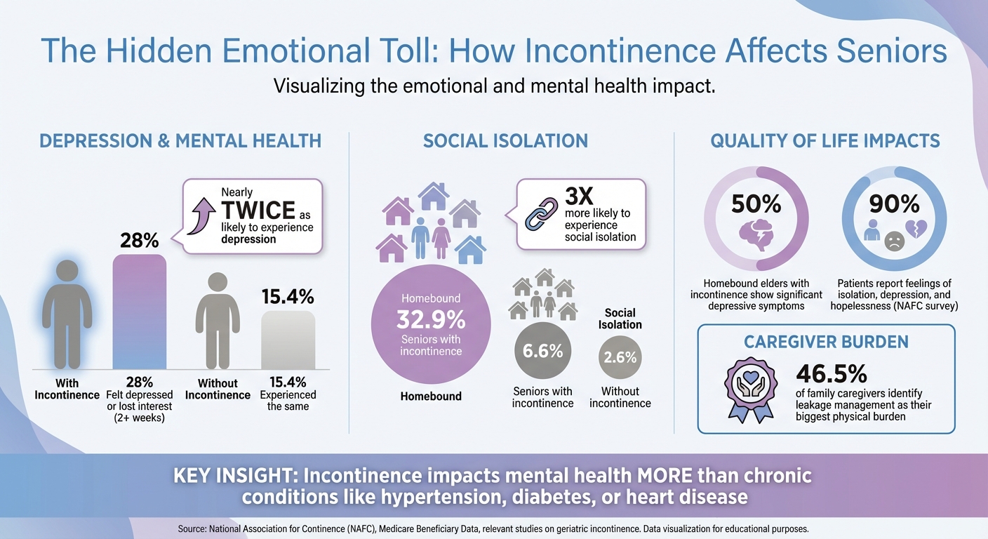 Emotional Impact of Incontinence on Seniors: Key Statistics