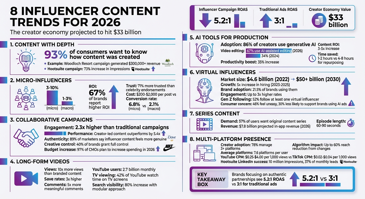 8 Influencer Marketing Trends for 2026: Key Statistics and ROI Data