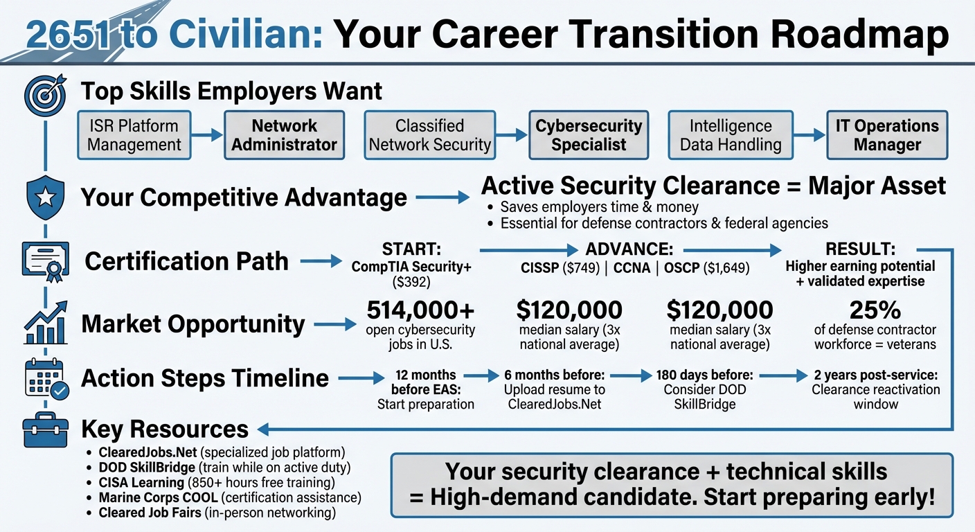 2651 Special Intelligence System Administrator to Civilian Career Guide ...