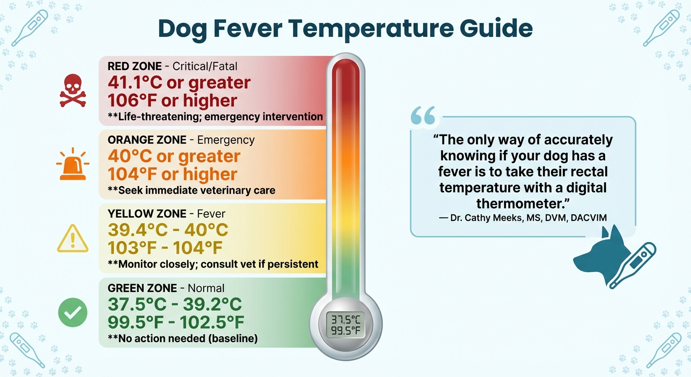 Dog Fever Temperature Guide: Normal, Fever, and Emergency Ranges