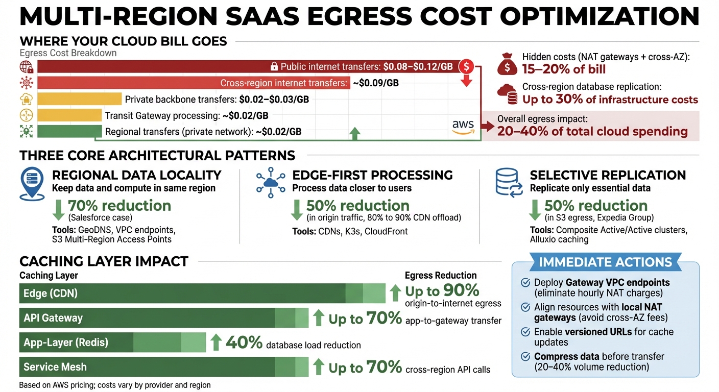 Multi-Region SaaS Egress Cost Comparison: Architectural Patterns and Data Transfer Pricing